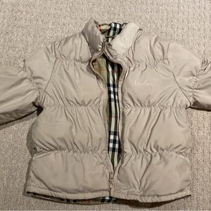 BURBERRY girl jacket coat puffer. Size 5. Authentic.
